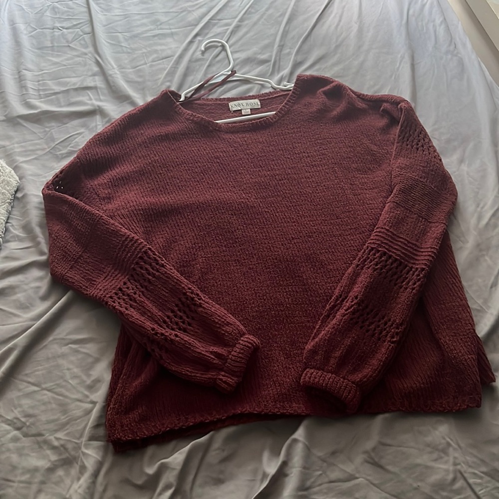 Maroon Sweater